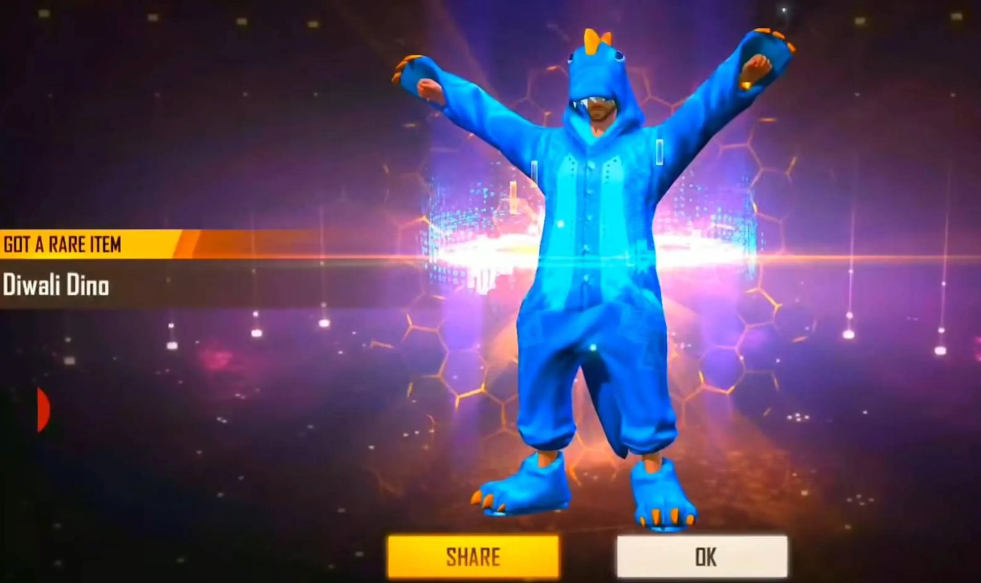 Galaxy Dino Bundle free fire